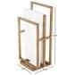 Maple and Jade Modern Closet Quilt Rack in Brown, , large