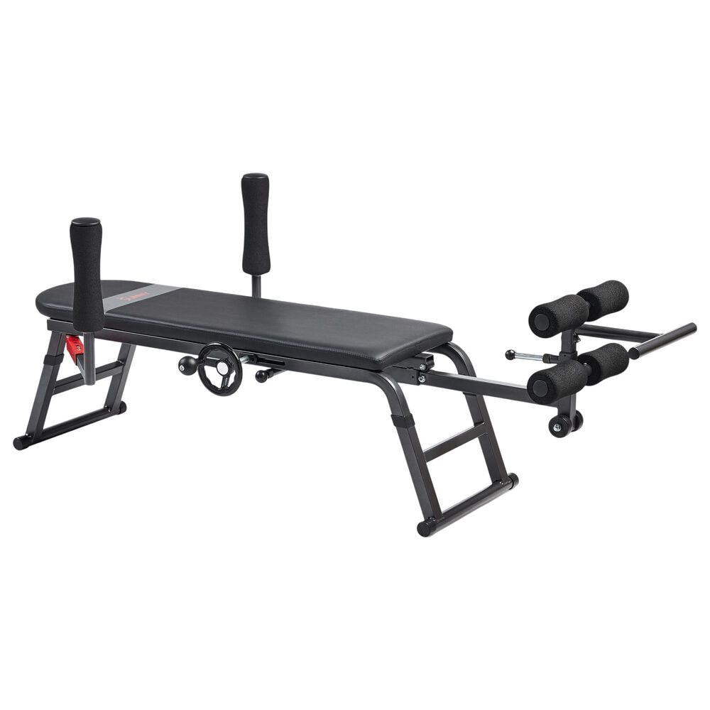 Sunny Health & Fitness Traction and Stretch Decompression Table in Black, , large