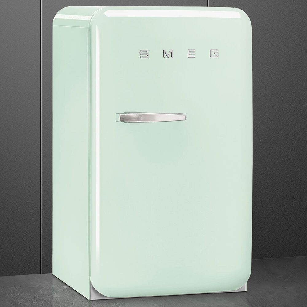 SMEG 4.48 Cu. Ft. Freestanding Compact Refrigerator with Right Hinge in Pastel Green, , large