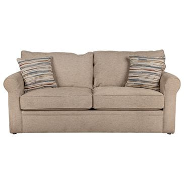 Overnight Sofa Gramercy Stationary Queen Sofa Sleeper in Oatmeal, , large