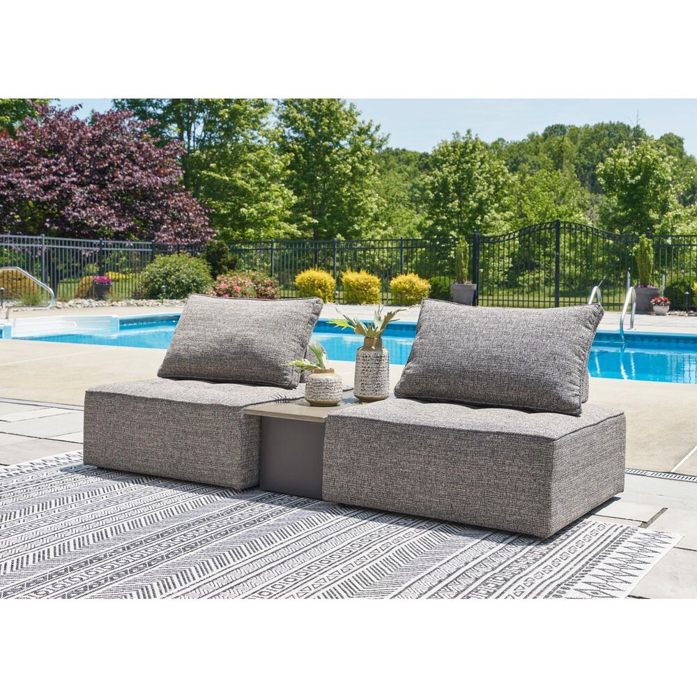 Ashley Bree Zee Patio Lounge Chair in Brown, , large
