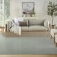 Nourison Courtyard Ivory and Aqua 9" x 12" Indoor/Outdoor Area Rug, , large