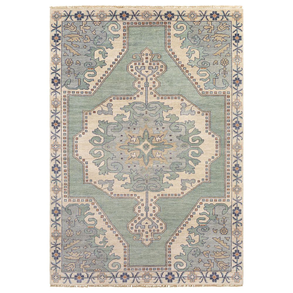 Surya Cappadocia  9" x 13" Sage, Tan and Peach Area Rug, , large