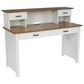 Homestyles Portsmouth Desk with Hutch in White, , large