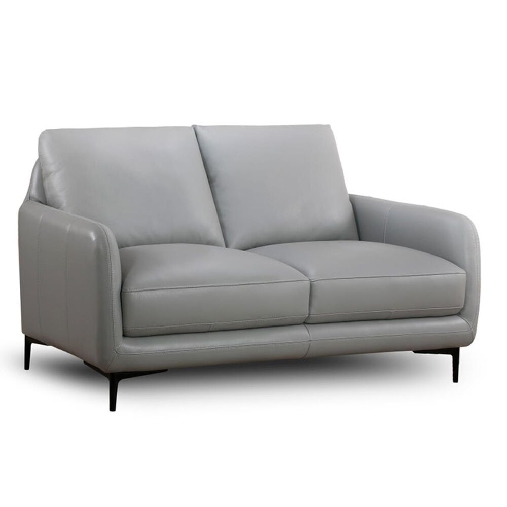 Sienna Designs Leather Loveseat in Caesar Ice, , large