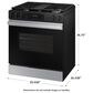 Samsung Bespoke Bespoke 6.0 Cu. Ft. Smart Slide-In Gas Range with Auto Conversion and 17K BTU Power Burner in Stainless Steel, , large
