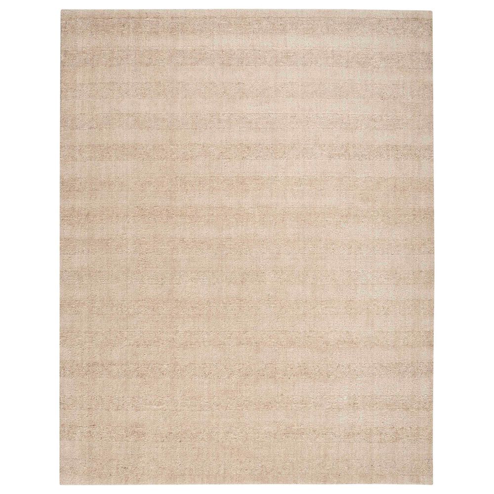 Nourison Calvin Klein Spun 5"3" x 7"3" Beige Area Rug, , large