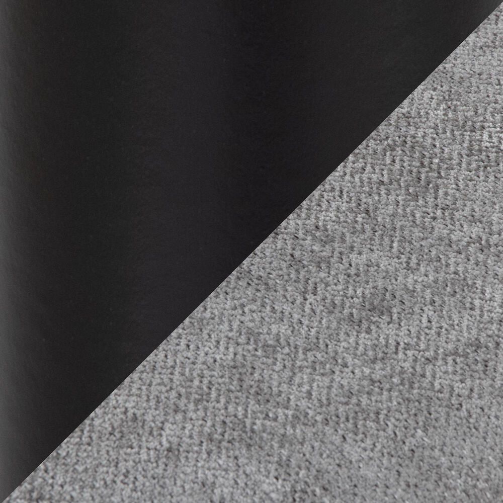 Lumisource Rina Side Chair with Grey Cushion in Black &#40;Set of 2&#41;, , large