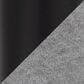 Lumisource Rina Side Chair with Grey Cushion in Black (Set of 2), , large