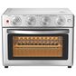 HOMLUX 26 Qt Air Fryer Toaster Oven in Silver, , large