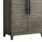 Imperial International Aurora Wine Cabinet in Stone Grey and Black, , large