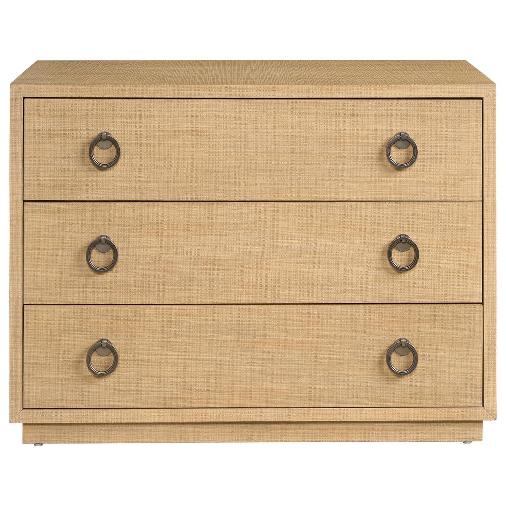 Universal Furniture Avaline Ghizzano 3-Drawer Chest in Skylark with AC and USB Ports, , large