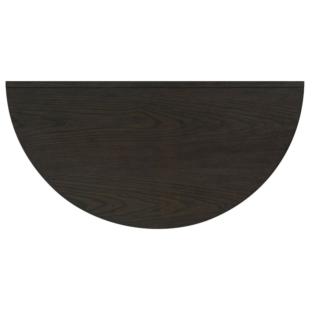 Crystal City Florence Nesting Cocktail Table with Castered Ottoman in Black, , large