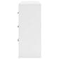Ashley Charbitt 6-Drawer Dresser in Matte White and Replicated Oak Grain, , large