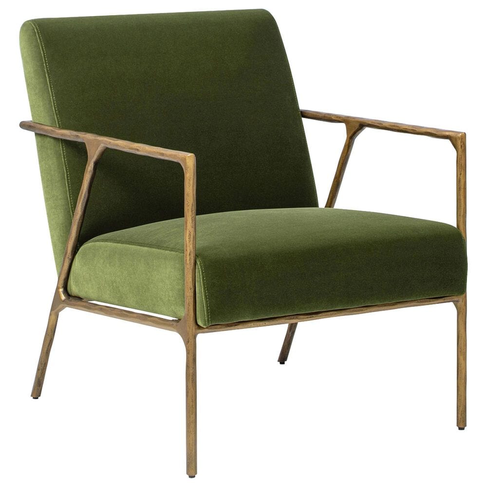 Jennifer Taylor Home Aerin Accent Chair in Olive Green, , large