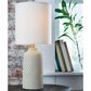 Ashley Donnford Ceramic Table Lamp in Antique Gray, , large
