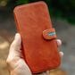 Bluebonnet Cases Executive Leather Wallet Case Folio for iPhone 16 Pro Max in Tuscan Tan, , large