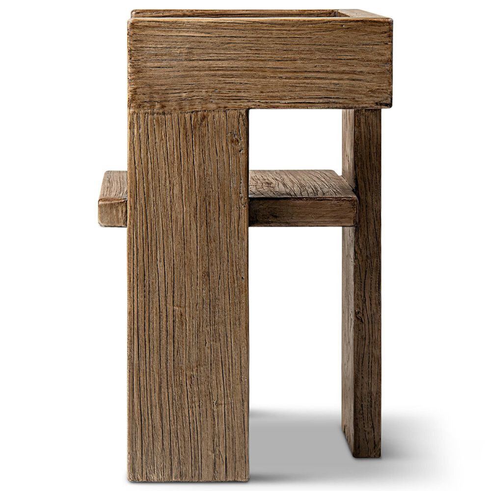 Jennifer Taylor Home Avenel Arm Chair in Heritage Medium Dark Brown, , large