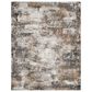 Nourison Tangra TNR03 7"10" x 9"10" Grey and Multicolor Area Rug, , large