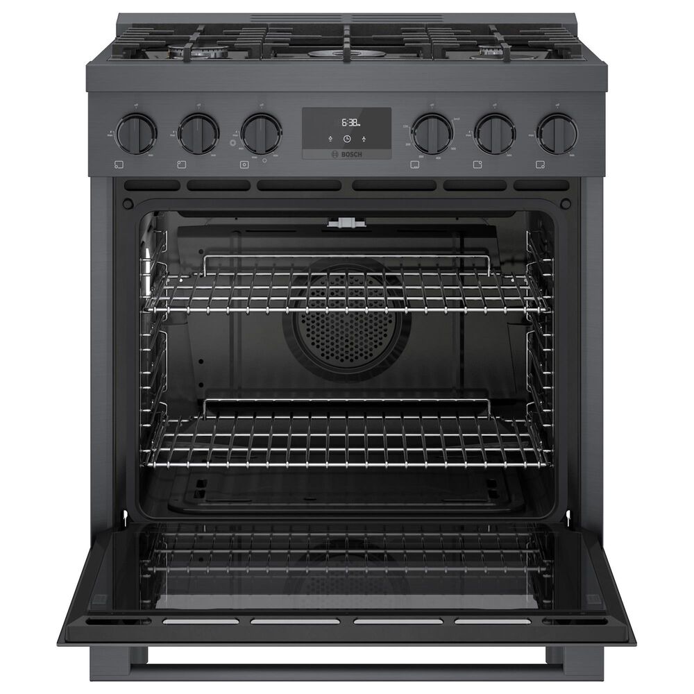 Bosch 30&quot; Freestanding Gas Range in Black Stainless Steel, , large