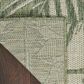 Nourison Garden Oasis GOA02 Green and Ivory 3" x 5" Indoor/Outdoor Area Rug, , large