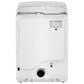 Maytag 5.3 Cu. Ft. Smart Pet Pro Top Load Impeller Washer and 7.4 Cu. Ft. Electric Smart Top Load Dryer Laundry Pair in White, , large