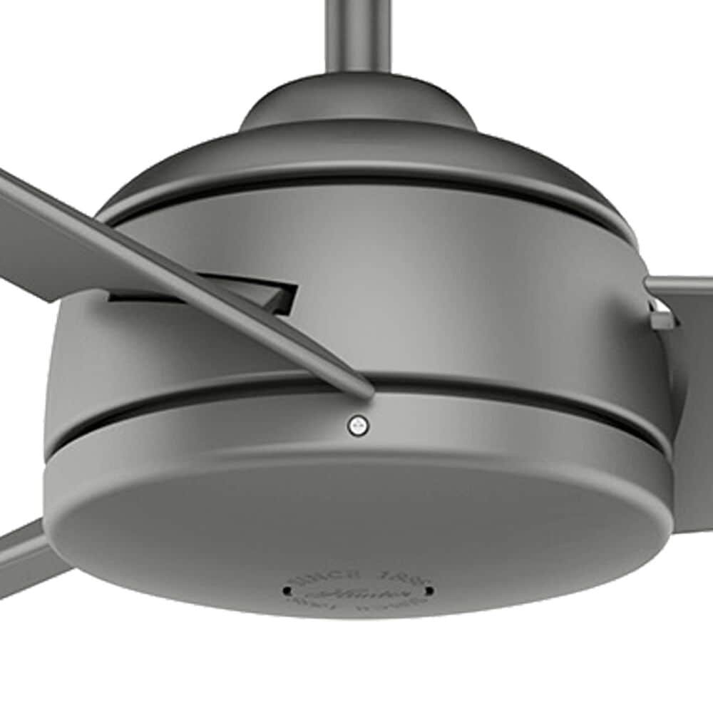 Hunter Trimaran 52&quot; Outdoor Ceiling Fan in Matte Silver, , large
