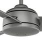 Hunter Trimaran 52" Outdoor Ceiling Fan in Matte Silver, , large