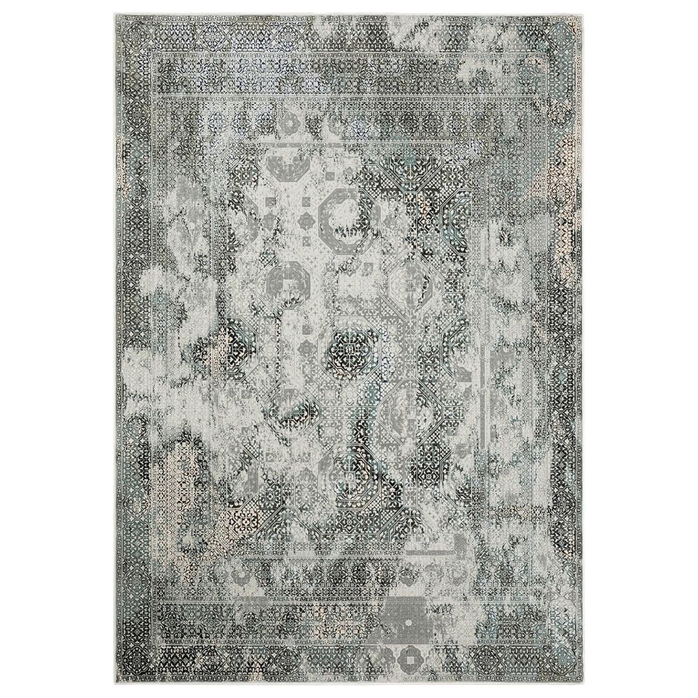 Oriental Weavers Gemini Buried Treasures 2"3" x 7"6" Grey Runner, , large