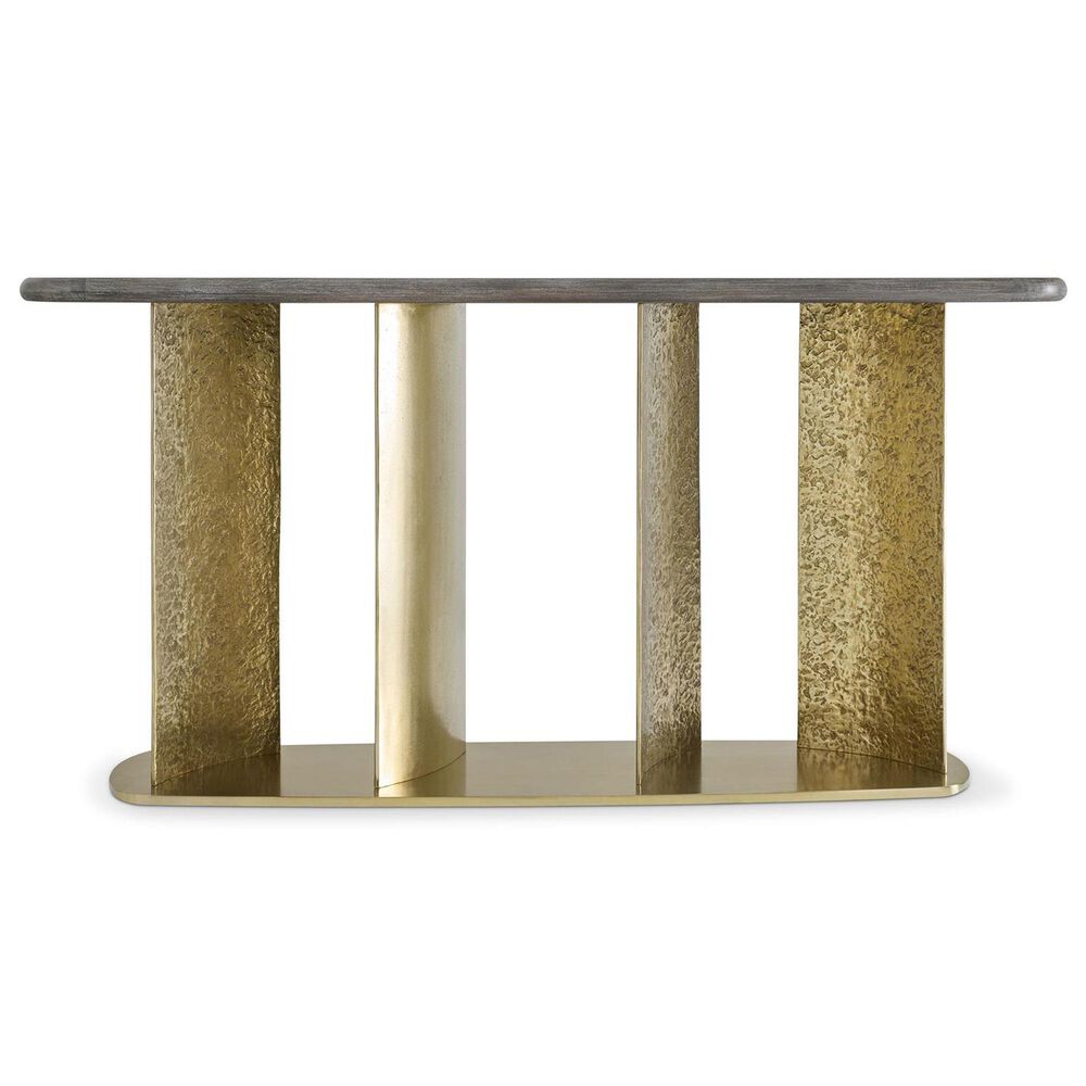 Bernhardt Trost Console Table in Bracken and Dorado Gold, , large