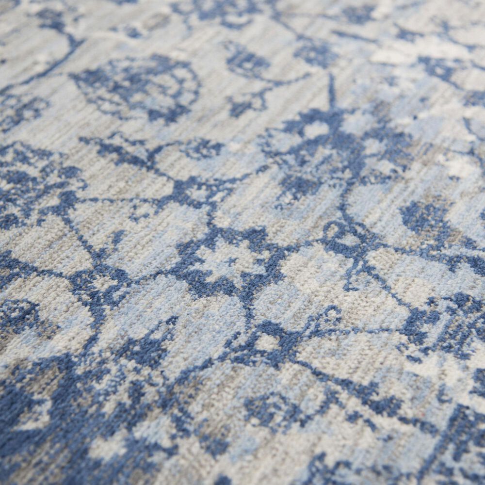 RIZZY Gossamer Blue, Gray and Ivory 12' x 15' Area Rug, , large