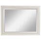 Ashley Shaybrock 5-Drawer Dresser and Mirror in Antique White and Brown, , large