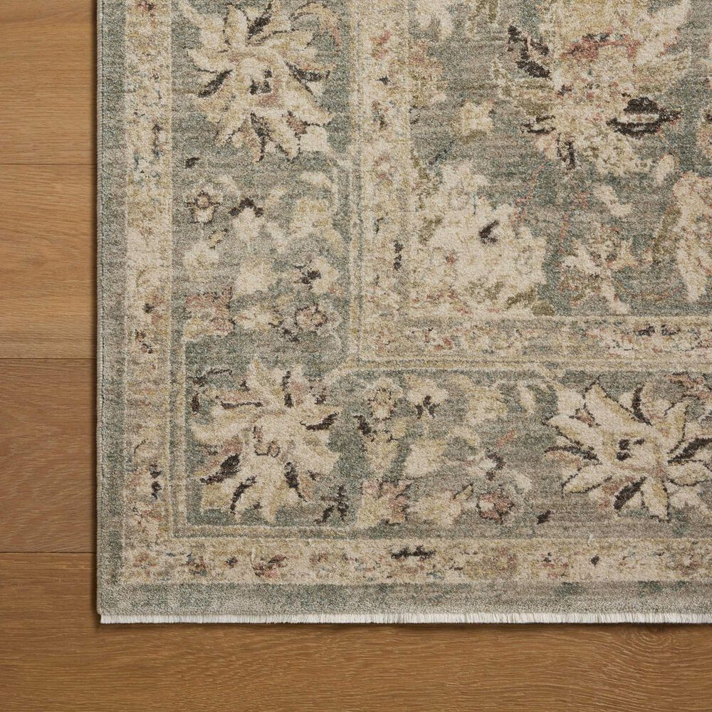 Loloi Briar Fog and Sand 7'10" Round Area Rug, , large