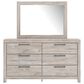 Ashley Broachmyn Dresser and Mirror in Gray, , large