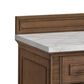 James Martin Vanities Lorelai 48" Single Bathroom Vanity in Mid-Century Walnut with 3 cm Eternal Jasmine Pearl Silestone Top, Rectangular Sink and FreePower Wireless Charger, , large