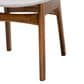 Baxton Studio Katya Side Chair with Grey Cushion in Walnut Brown (Set of 2), , large
