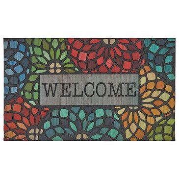 Karastan Doorscapes1"6" x 2"6" Multicolor Door Mat, , large