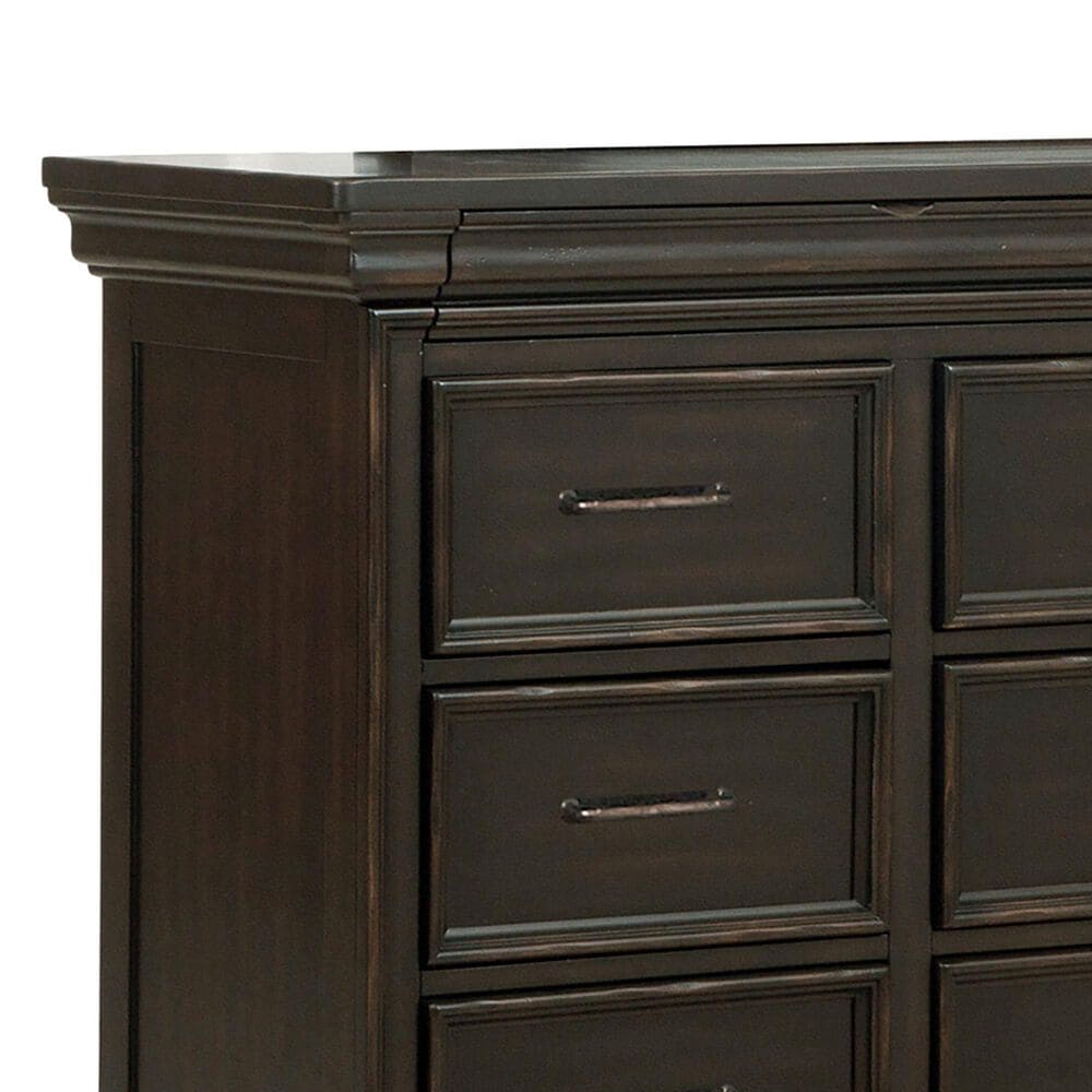 Chapel Hill Caldwell 3-Piece Queen Bedroom Set in Deep Brown, , large