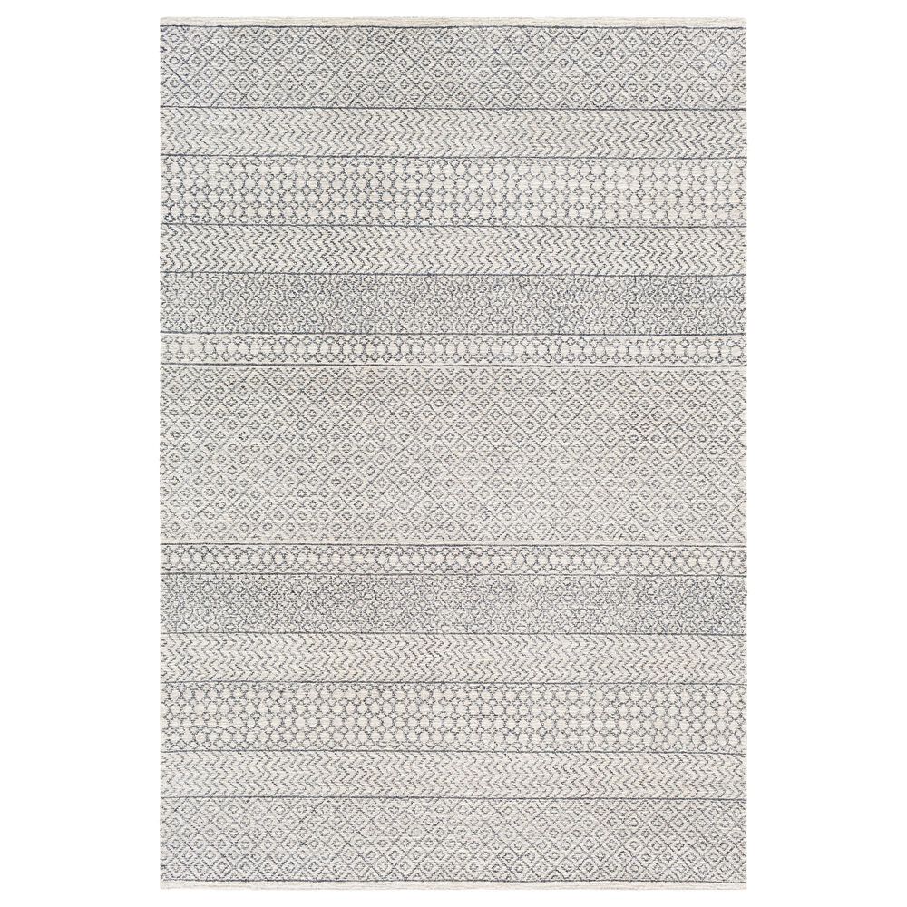 Surya Maroc MAR-2301 9" x 12" Beige, Ivory and Charcoal Area Rug, , large