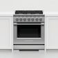 Fisher & Paykel 30" Freestanding Natural Gas Range with 5 Burners in Stainless Steel, , large