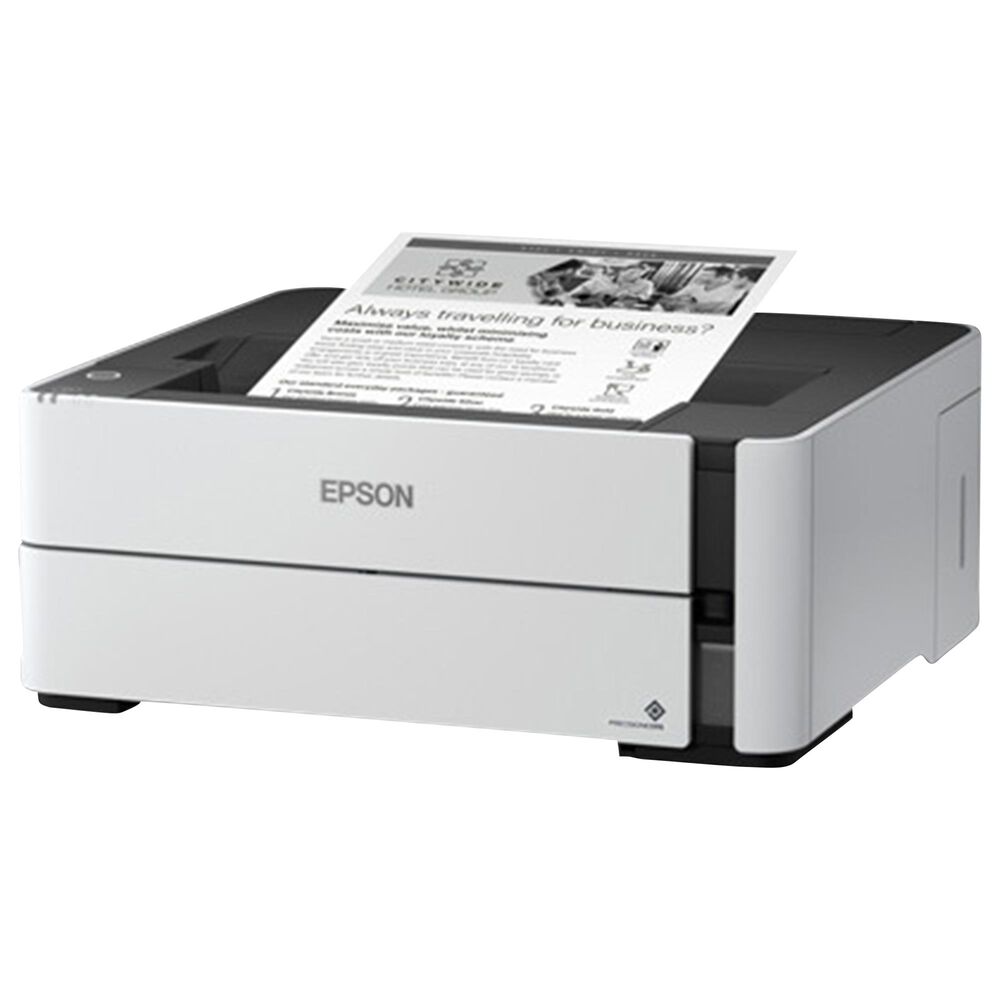 Epson EcoTank ET-M1170 Wireless Monochrome Supertank Printer in White, , large