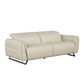 Nicoletti Calia Sofas Stationary Leather Sofa in Tortora, , large