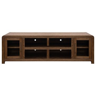 Legends Home Haven 82" TV Stand with Glass Doors in Bourbon, , large
