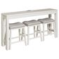 Ashley Robbinsdale 4-Piece Counter Height Dining Set in Antique White, , large