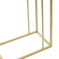 Uma Enterprises 25" Contemporary Accent Table in Gold, , large
