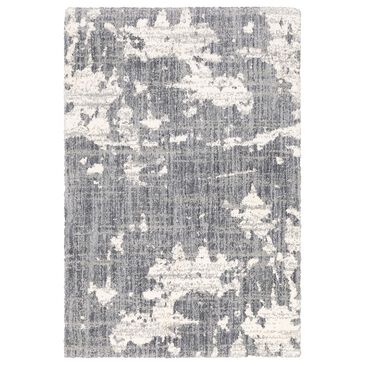 Oriental Weavers Aspen Shag Distressed 003H9 9"10" x 12"10" Gray Area Rug, , large