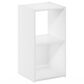 HOMLUX 2-Cube Open Shelf Bookshelf in White, , large