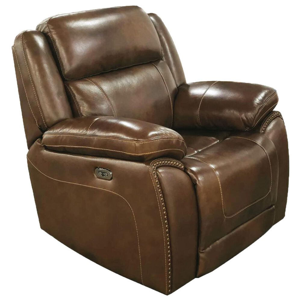 Signature Design by Ashley Trambley Power Recliner with Power Headrest in Walnut, , large