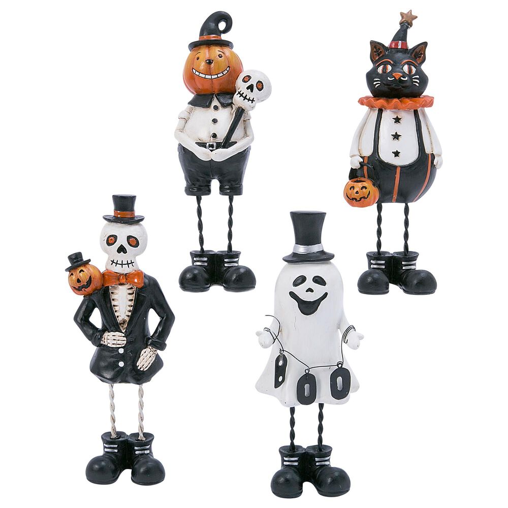 The Gerson Company 6" Halloween Figurines (Set of 4), , large