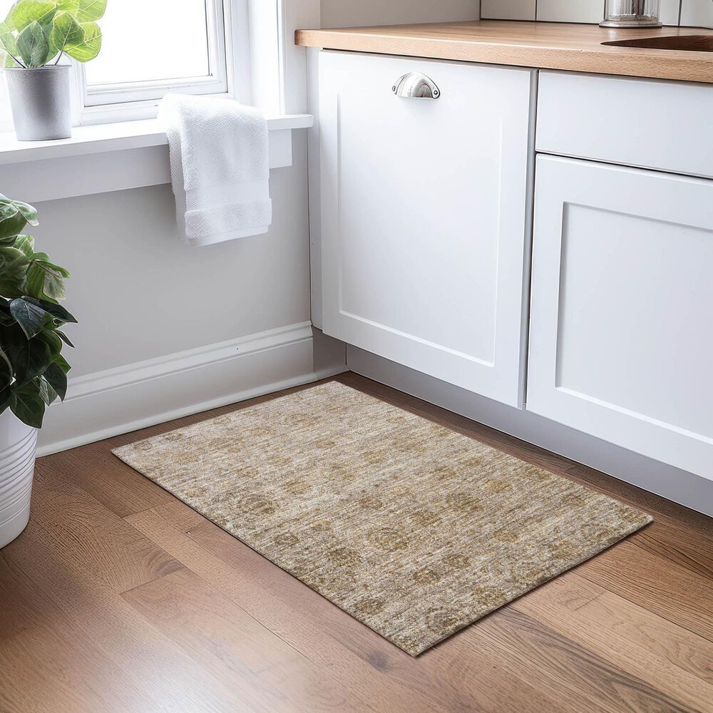 Dalyn Rug Company Burano BU8 1&#39;8&quot; x 2&#39;6&quot; Brown Indoor/Outdoor Area Rug, , large